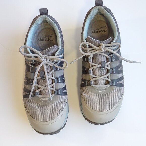 DANSKO Phylicia Waterproof Hiking Shoes Sneakers Grey Mesh EU 37 - US Size 7 - Picture 6 of 14